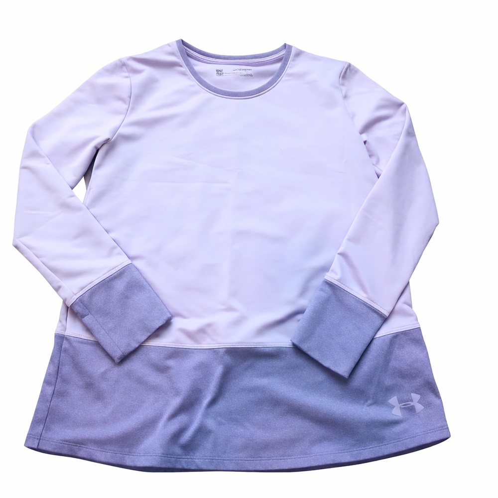 Under Armour Kids Long Sleeve Tee - Purple and Lavender